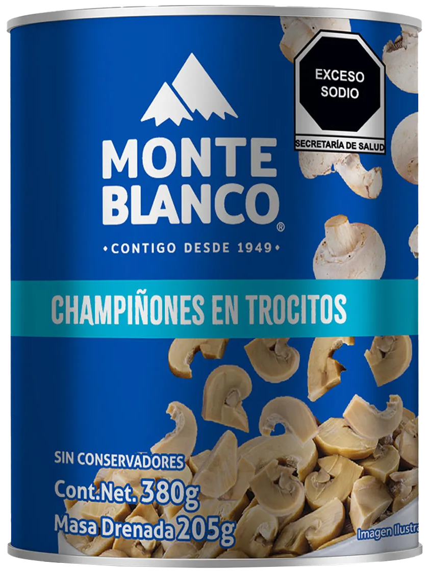 CHAMPIÑON EN TROZO MONTEBLANCO 12/380 GR.