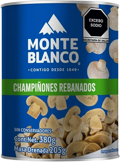 CHAMPIÑON REBANADO MONTEBLANCO 12/380 GR
