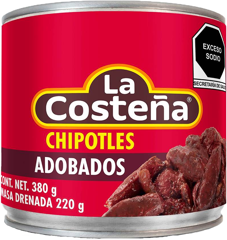 CHILE CHIPOTLE LA COSTENA 24/380 GR.