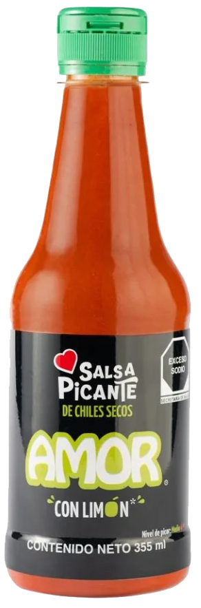 SALSA CON LIMON AMOR 20/355 ML.