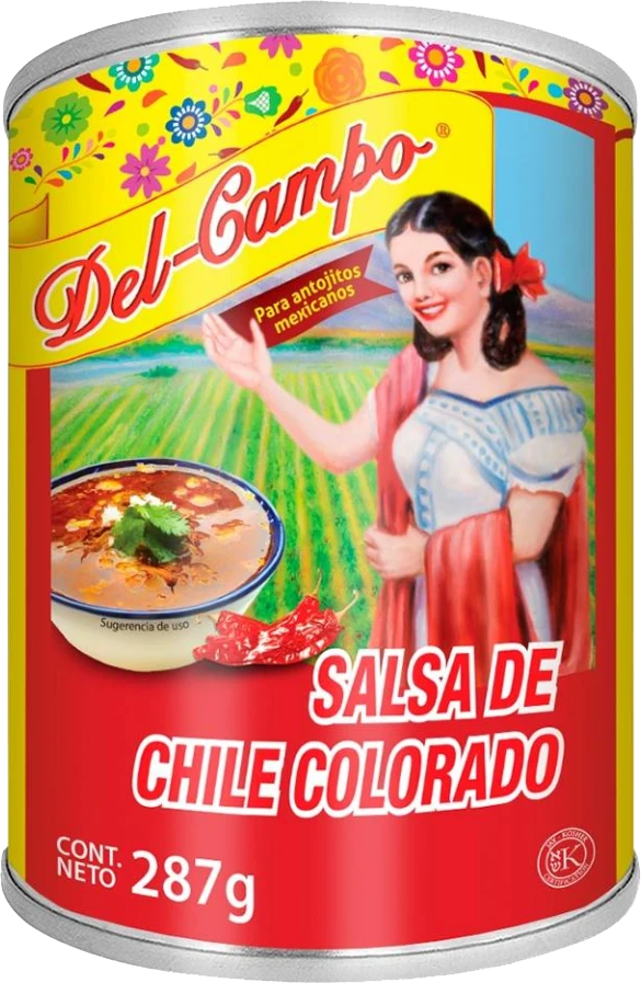 SALSA DE CHILE COLORADO DEL CAMPO 48/287 GR.