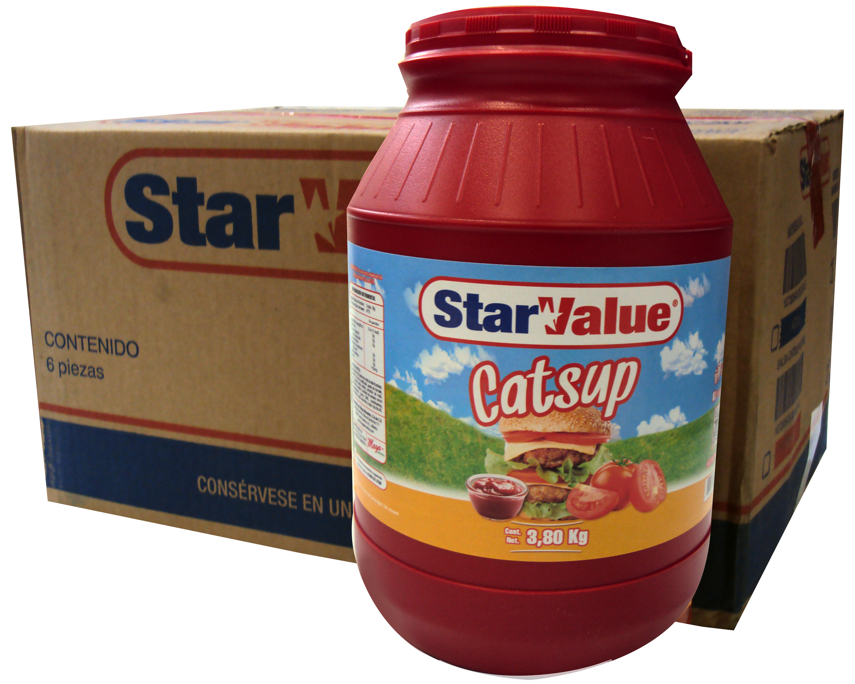 SALSA CATSUP STAR VALUE 6/1 GL