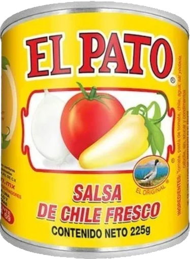 SALSA CHILE FRESCO EL PATO (MEX) 48/225 GR.
