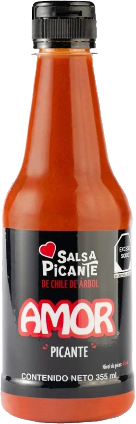SALSA ETIQUETA NEGRA AMOR 20/355 ML.