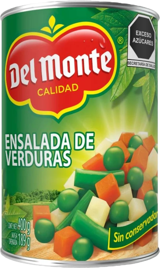 ENSALADA DE VERDURAS DEL MONTE 24/400 GR.