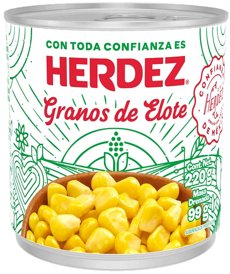 ELOTE DESGRANADO HERDEZ 24/220 GR
