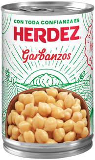 GARBANZO AL NATURAL HERDEZ 24/400 GR