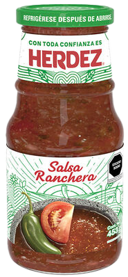 SALSA RANCHERA HERDEZ 12/453 G