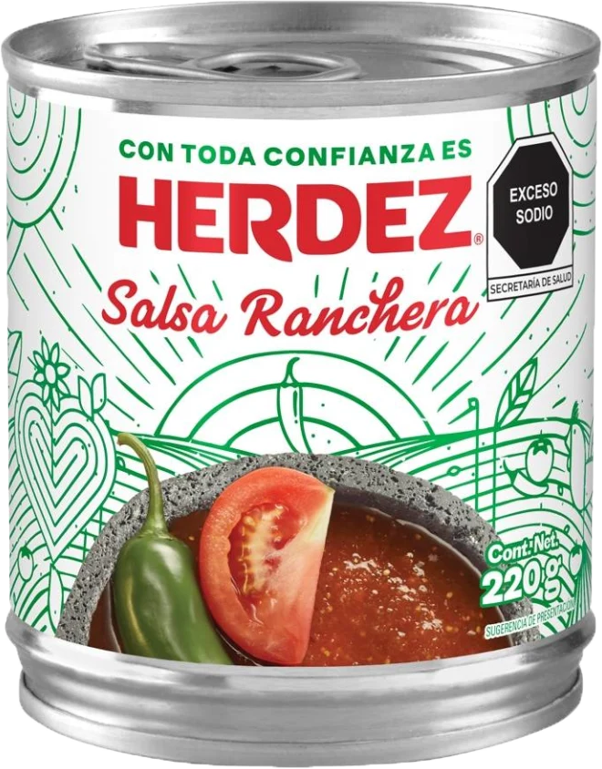 SALSA RANCHERA HERDEZ 48/220 GR