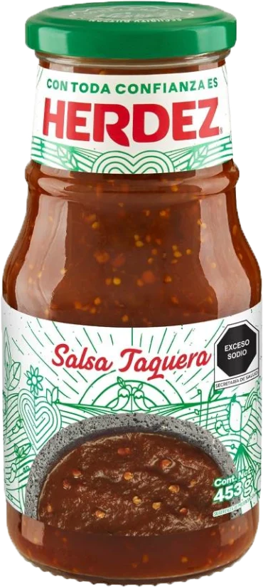 SALSA TAQUERA HERDEZ 12/453 G