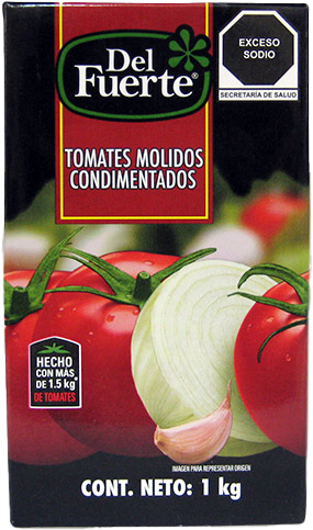 PURE DE TOMATE CONDIMENTADO DEL FUERTE 12/1 KG