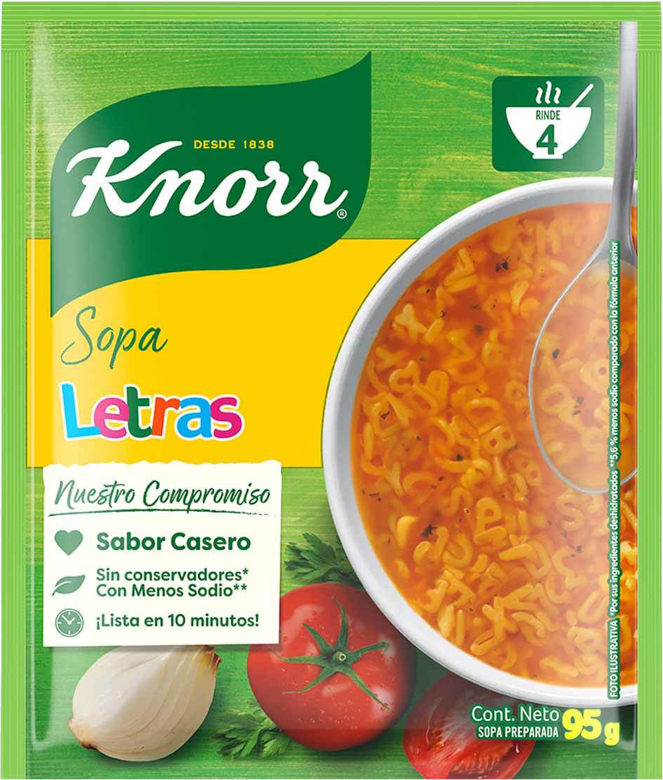 SOPA LETRAS KNORR 12/95 GR.