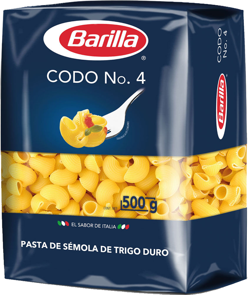 PASTA P/SOPA CODO 4 BARILLA 12/500 GR