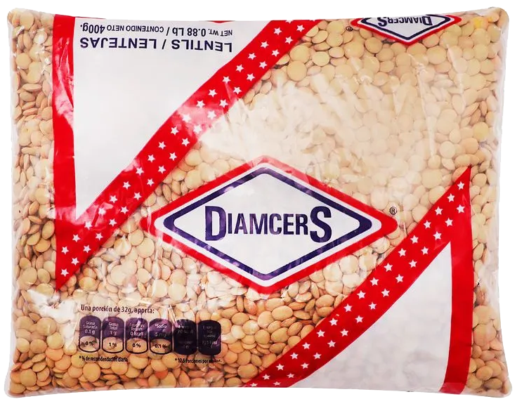 LENTEJAS DIAMCERS 12/400 GR.