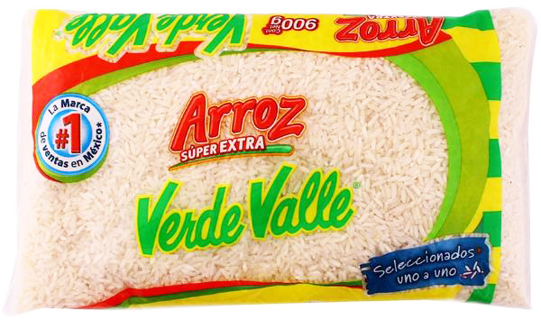 ARROZ SUPER EXTRA VERDE VALLE 40/250 GR