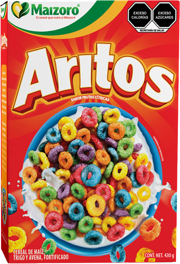 CEREAL MAIZORO ARITOS DE FRUTA 14/430GR