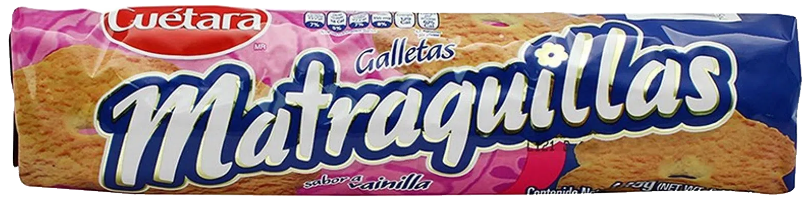 GALLETAS MATRAQUILLA VAINILLA CUETARA 20/145GR