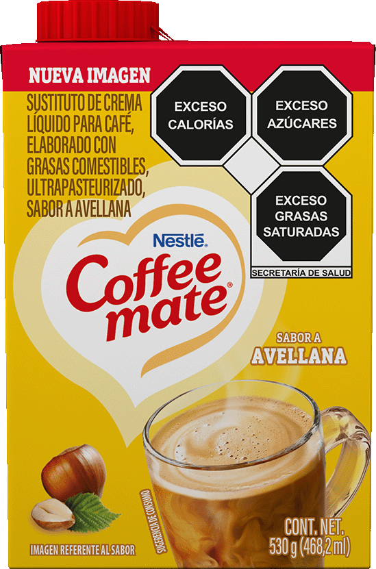 CREMA P/CAFE LIQ. COFFEE MATE AVELLANA 12/530 ML