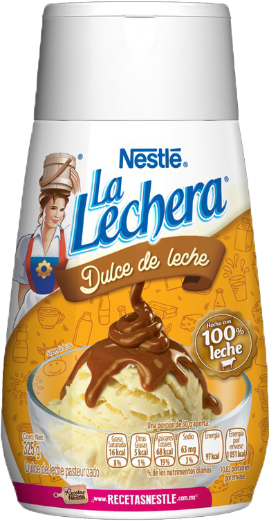 LECHE DULCE DE LECHE SIRVE FACIL LA LECHERA 18/325 GR