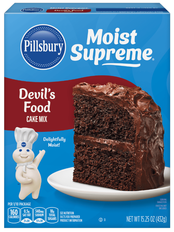 HARINA P/PASTEL PILLSBURY DEVILS FOOD 12/15.25 OZ
