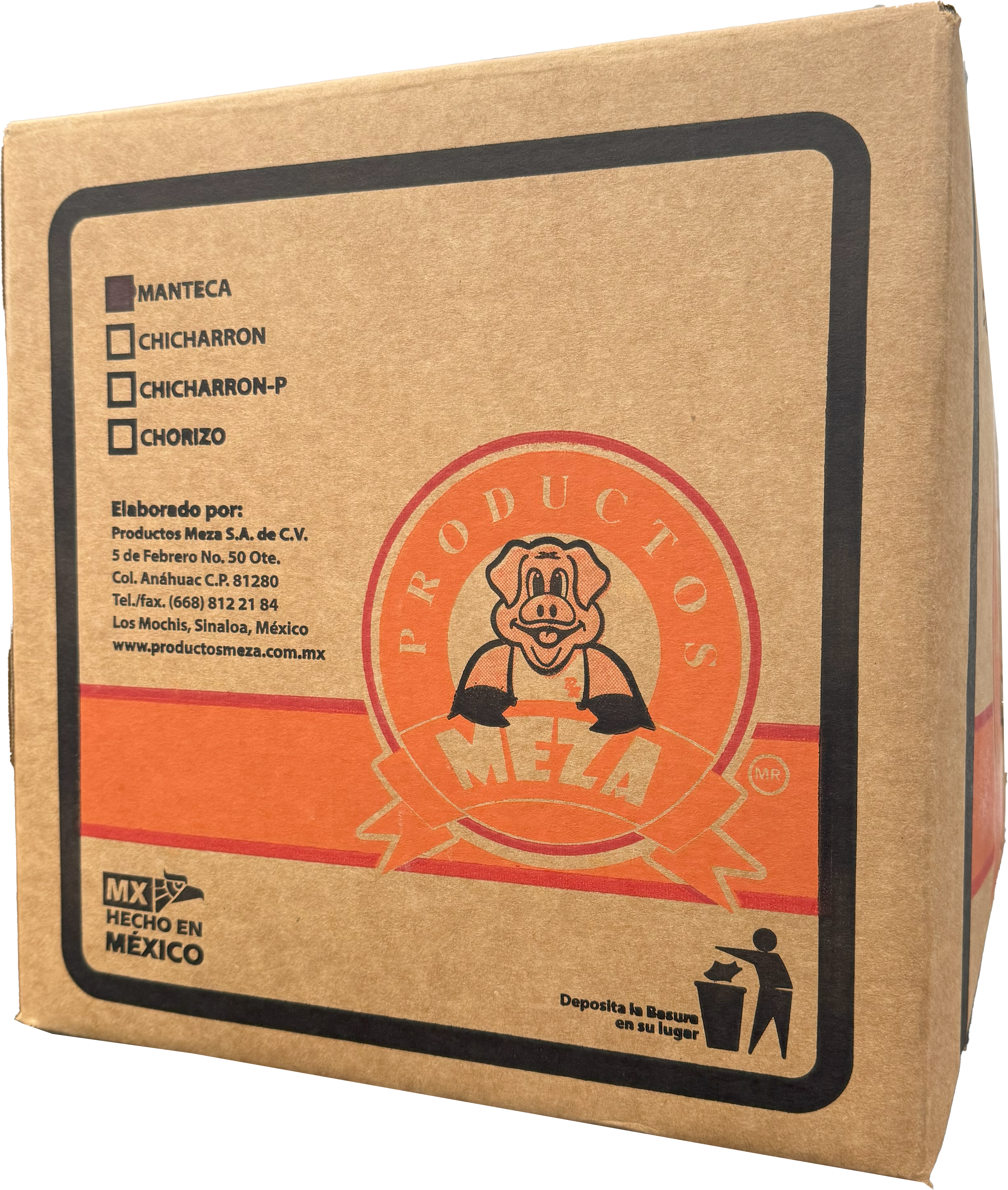 MANTECA DE PUERCO PRODUCTOS MEZA 20 KG