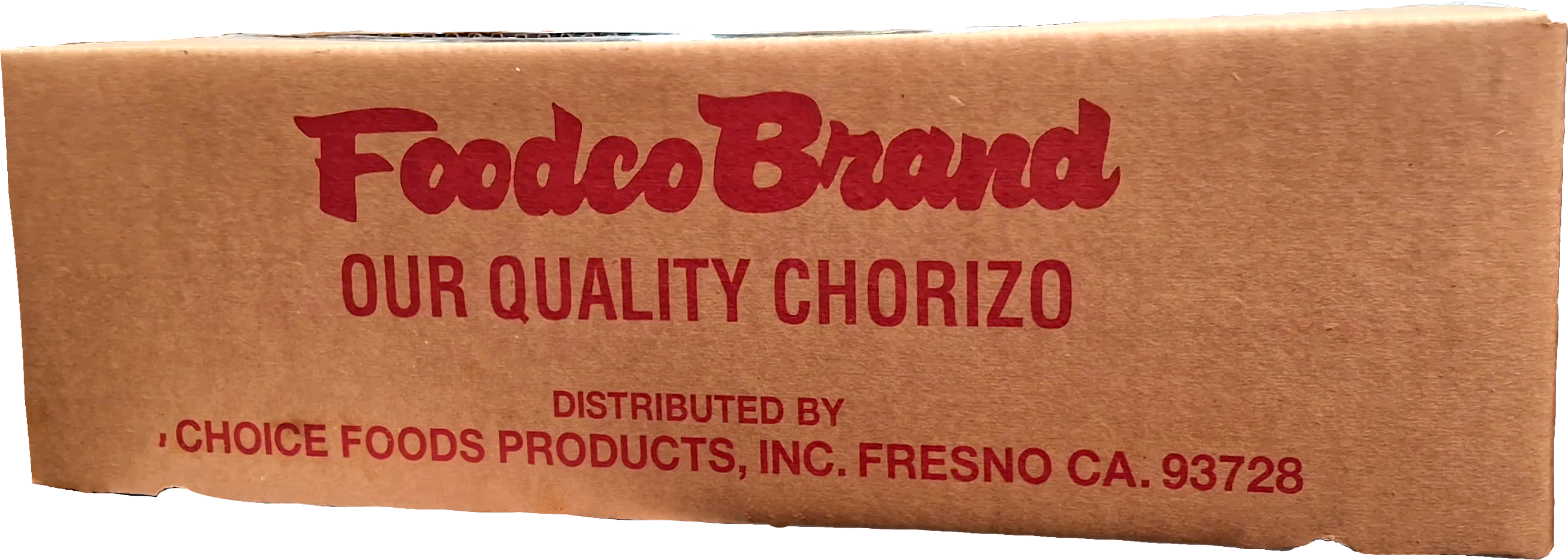 CHORIZO DE PUERCO FOODCO 20/1 LB