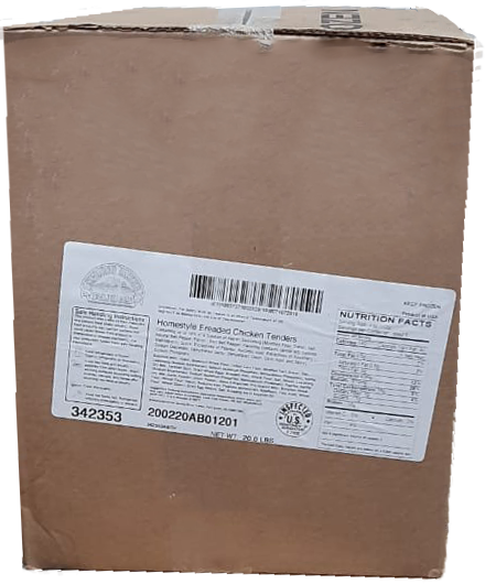 TENDERS DE POLLO EMPANIZADO OK FOODS 20 LB