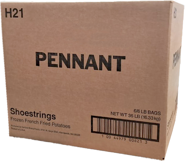 PAPAS CONGELADAS CORTE 1/4 PENNANT 6/6 LB