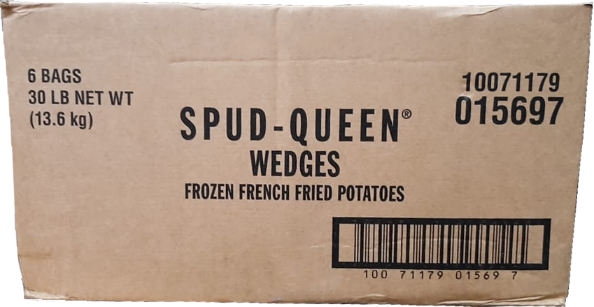 PAPA CONGELADA EN GAJO SPUD QUEEN 6/5 LB