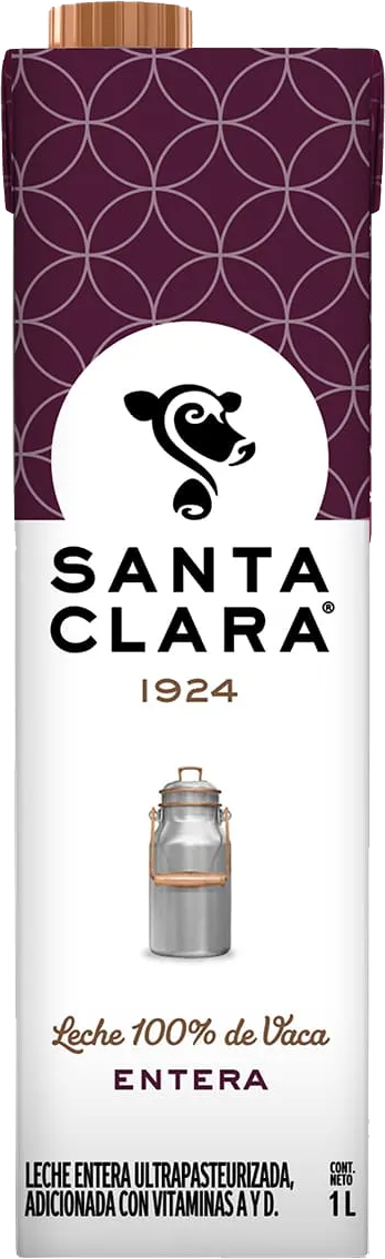 LECHE ENTERA SANTA CLARA 6/1 LT