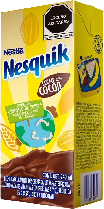 LECHE CHOCOLATE NESQUICK 27/240 ML