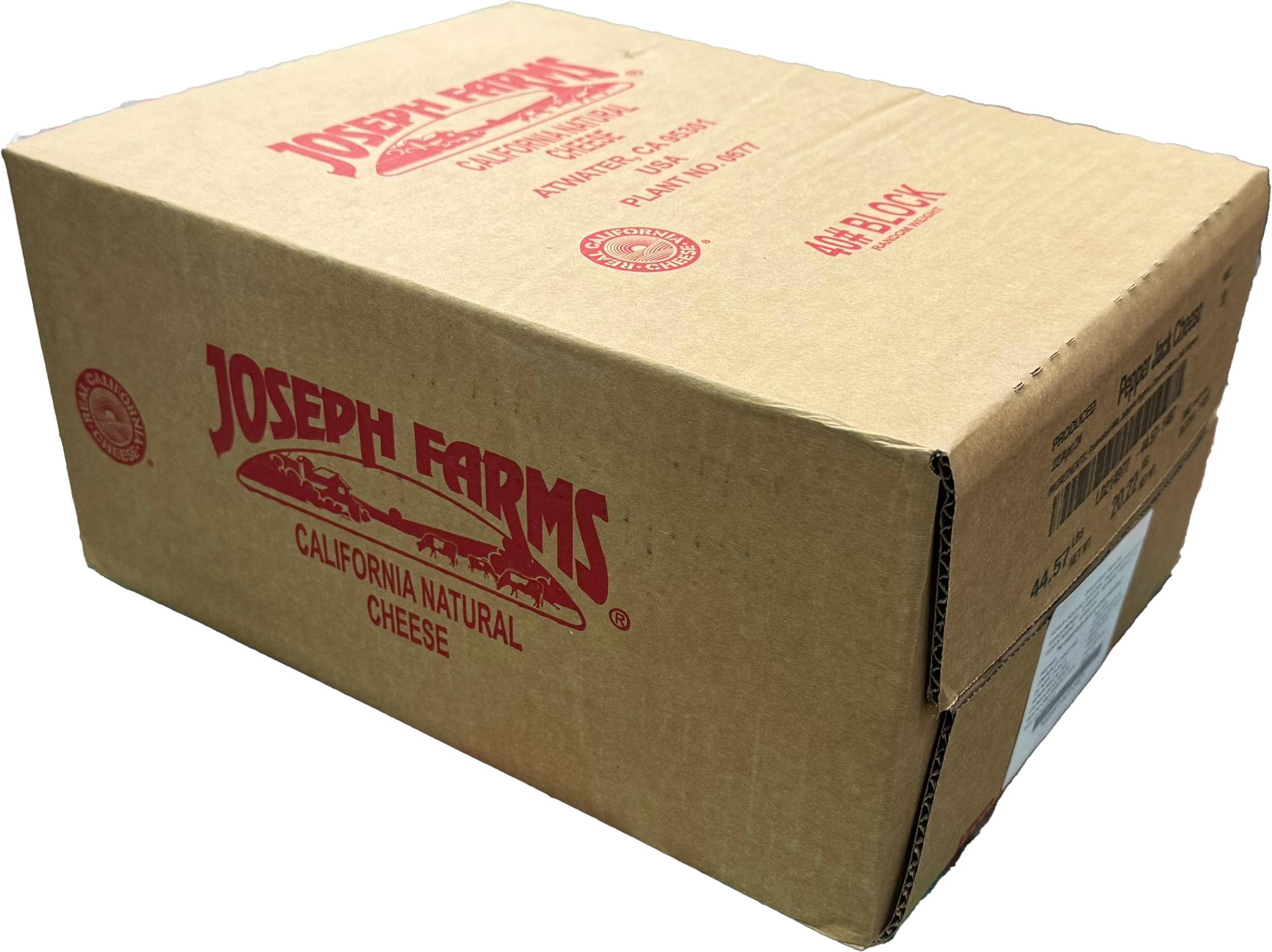 QUESO MONTERREY BLOCK C/JALAPEÑO JOSEPH FARMS