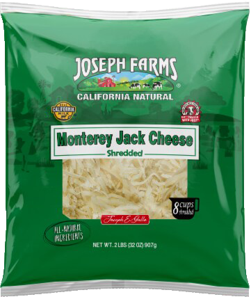 QUESO MONTERREY RALLADO JOSEPH FARMS 10/2 LB.