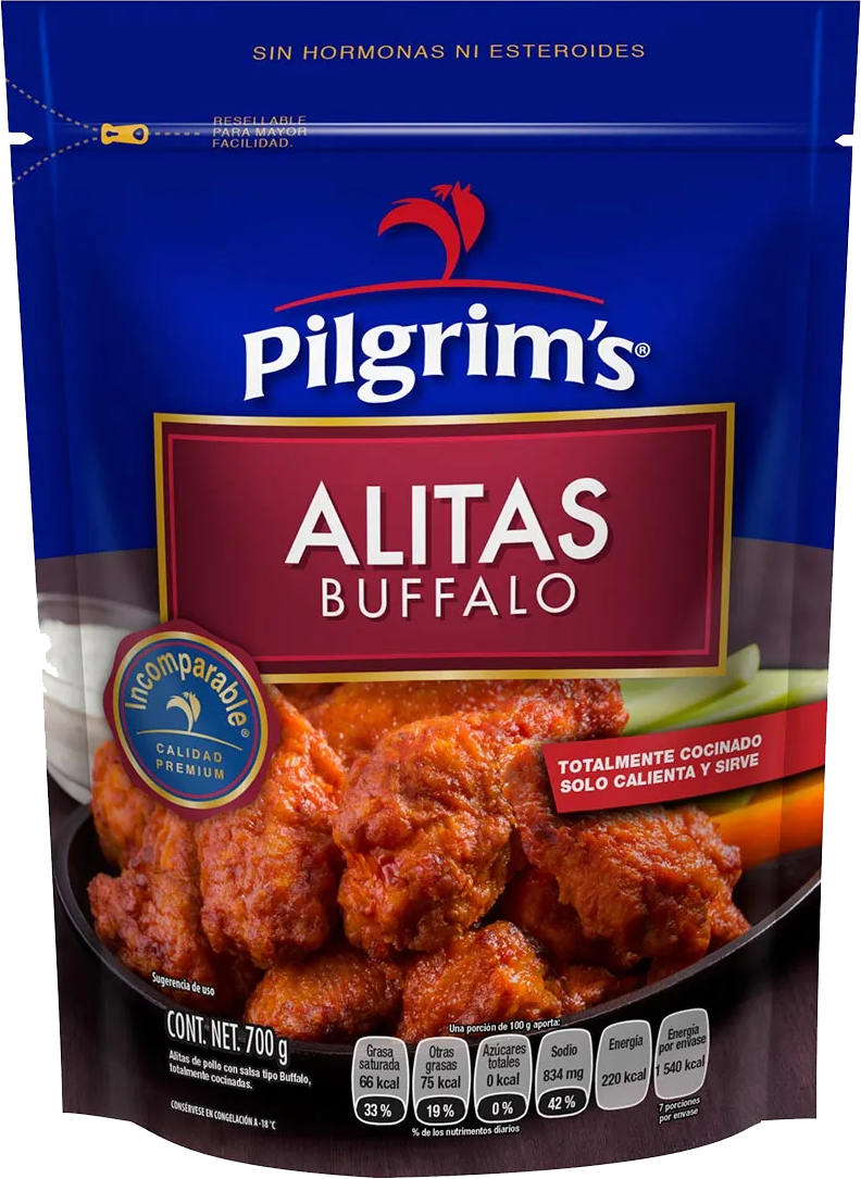 ALITAS DE POLLO BUFFALO PILGRIMS 10/700 GR