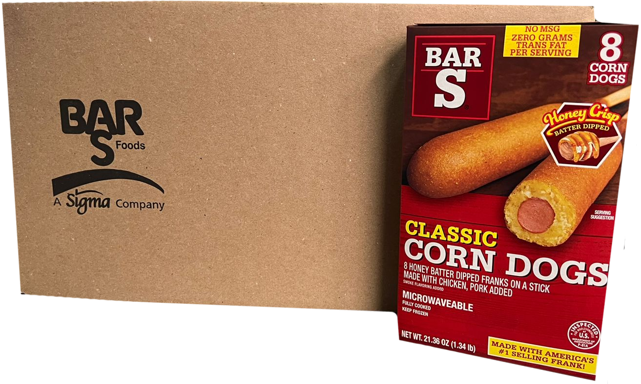 CORN DOGS BARS 12/1.34 LBS