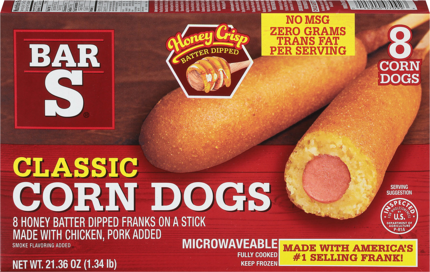 CORN DOG BARS 8 PZ