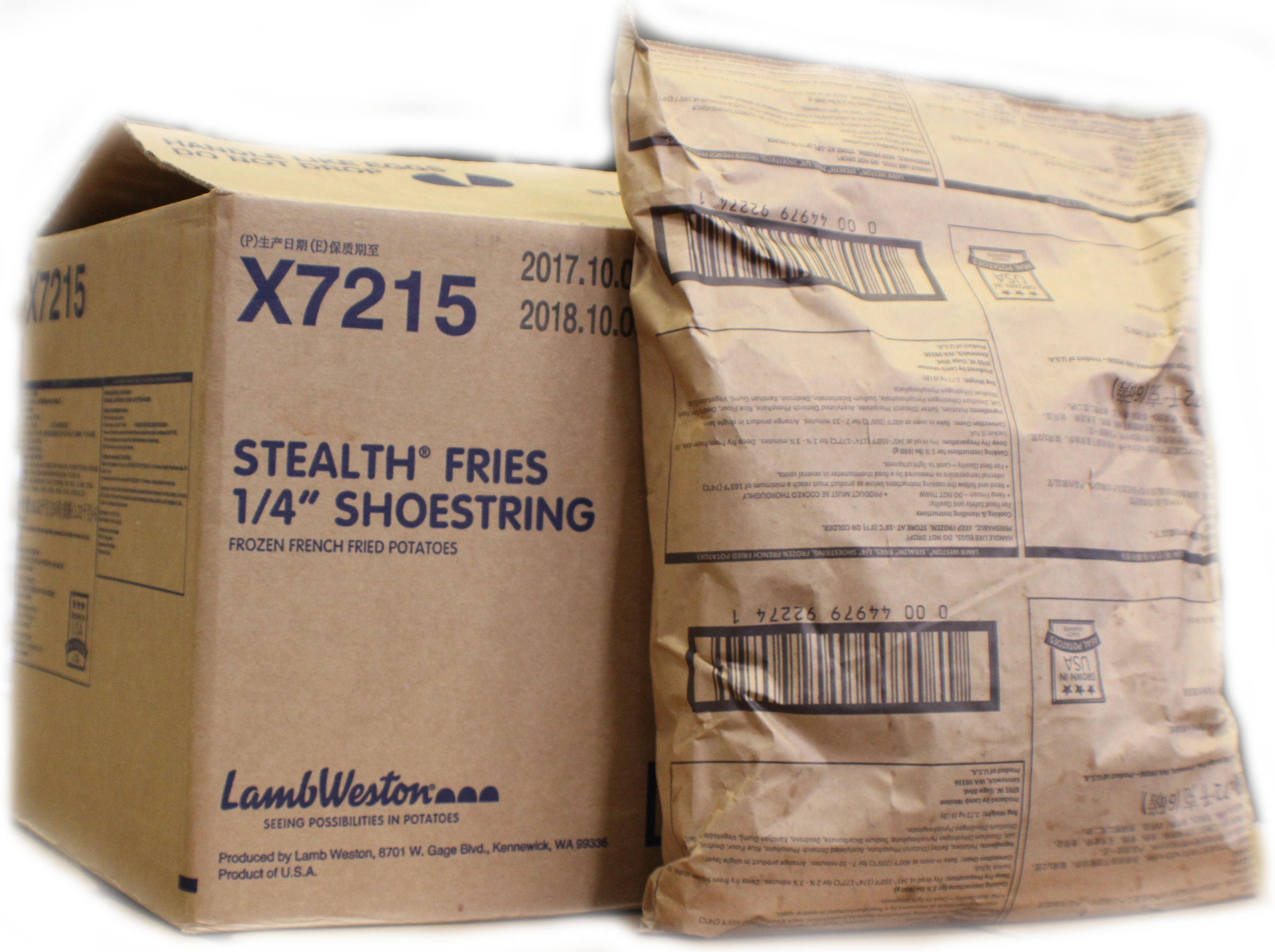 PAPAS CONGELADAS CORTE 1/4 LAMB WESTON 6/6 LB