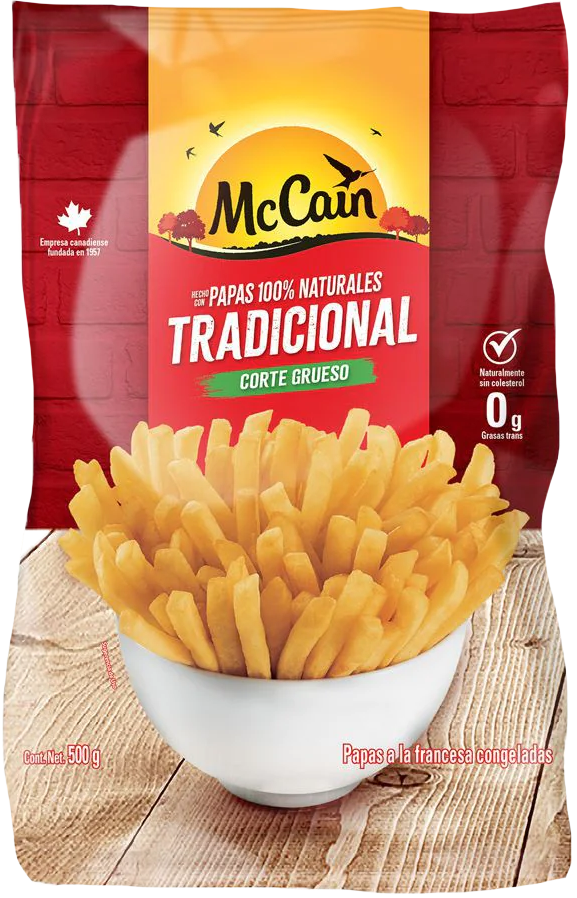PAPAS CONGELADAS 3/8 MCCAIN 24/500GR