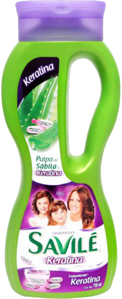 SHAMPOO SAVILE LISO KERATINA 12/750 ML