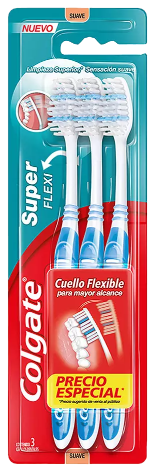 CEPILLO DENTAL COLGATE SUPER FLEXI 12/3PZ