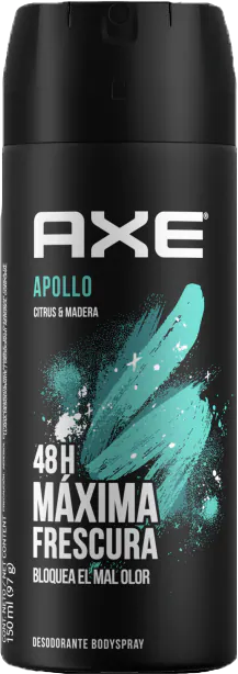 DESODORANTE EN AEROSOL AXE APOLLO 12/97GR