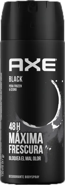 DESODORANTE EN AEROSOL AXE BLACK 12/97GR