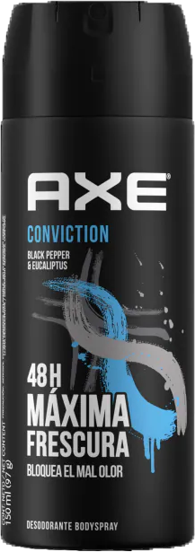DESODORANTE EN AEROSOL AXE CONVICTION 12/97GR