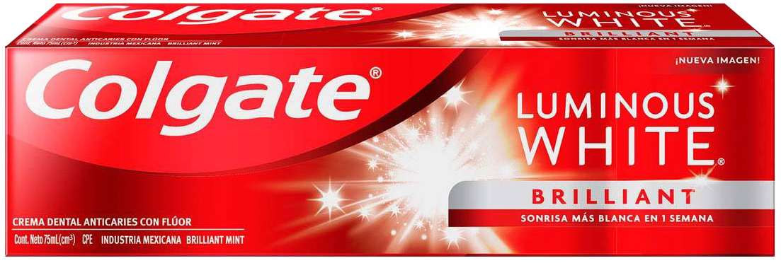CREMA DENTAL COLGATE LUMINOUS WHITE 4/12/75 ML