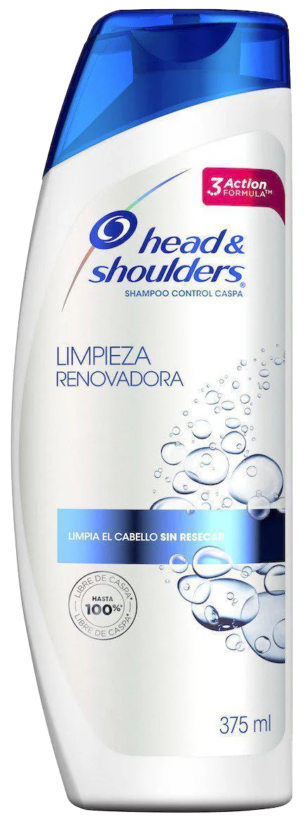 SHAMPOO HEAD SHOULDER LIMPIEZA RENOVADORA 12/375ML