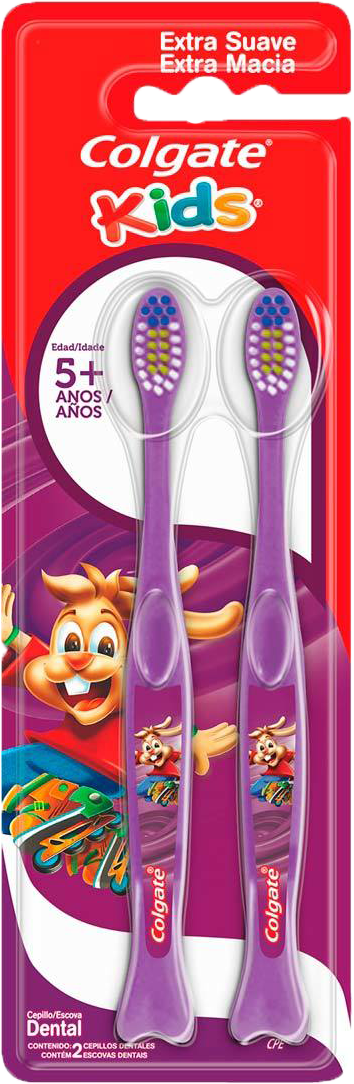 CEPILLO DENTAL COLGATE KIDS EXTRA SUAVE 12/2 PZ