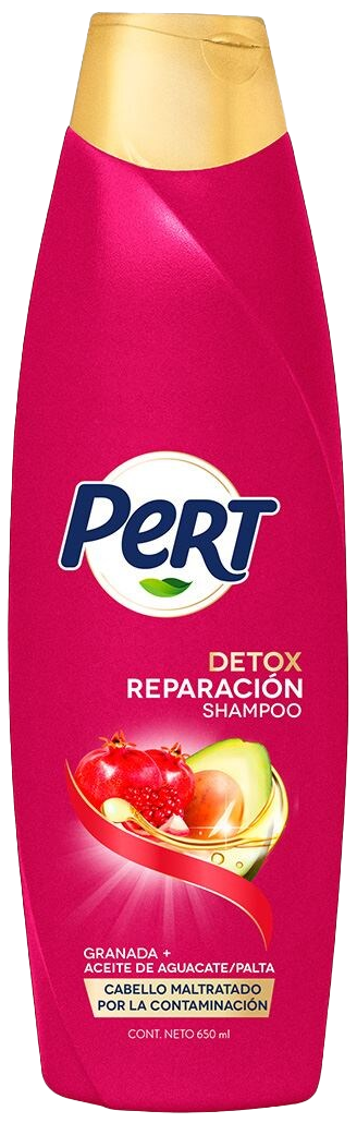 SHAMPOO PERT REPARACION DETOX GRANADA Y AGUAC 10/650 ML