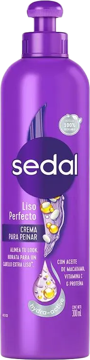 CREMA P/PEINAR SEDAL LISO PERFECTO 12/300 ML