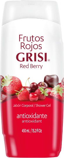 JABON LIQ CORPORAL GRISI FRUTOS ROJOS 12/450 ML