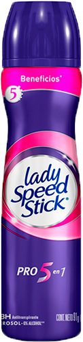 DESODORANTE EN AEROSOL LADY SPEED STICK PRO5 12/91GR